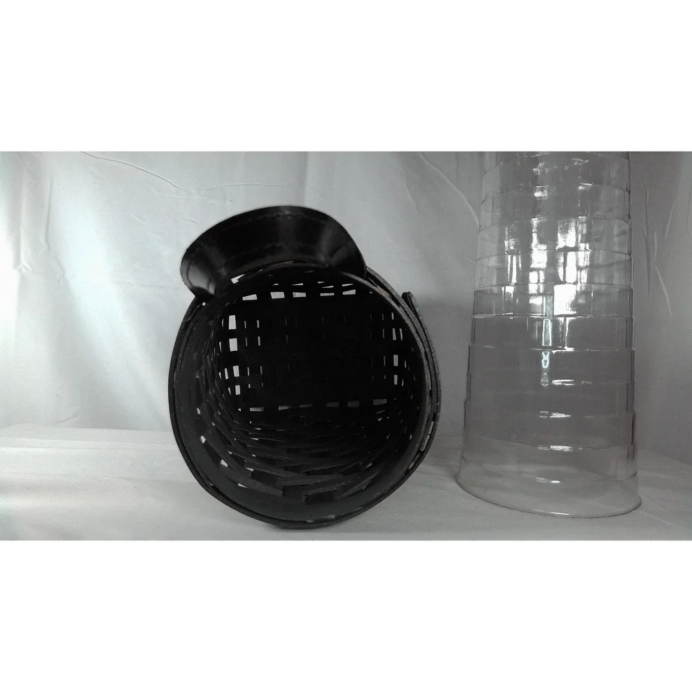 Longaberger Hanging Flower Basket Set - Pewter